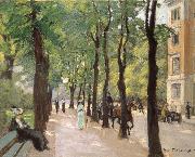 Konrad Kardorff Konigin-Augusta-Strabe at the Calandrelli-place in Berlin oil